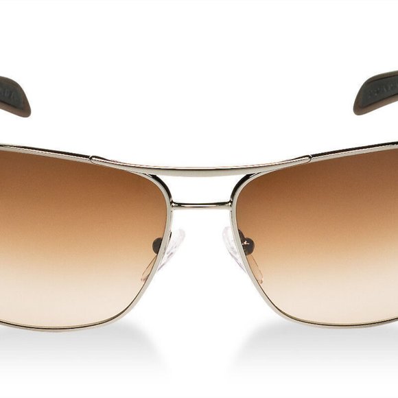 PRADA 'Linea Rossa' Authentic Men's Sunglasses 0PS54IS Gunmetal Brn Gradient NIB - Picture 6 of 16